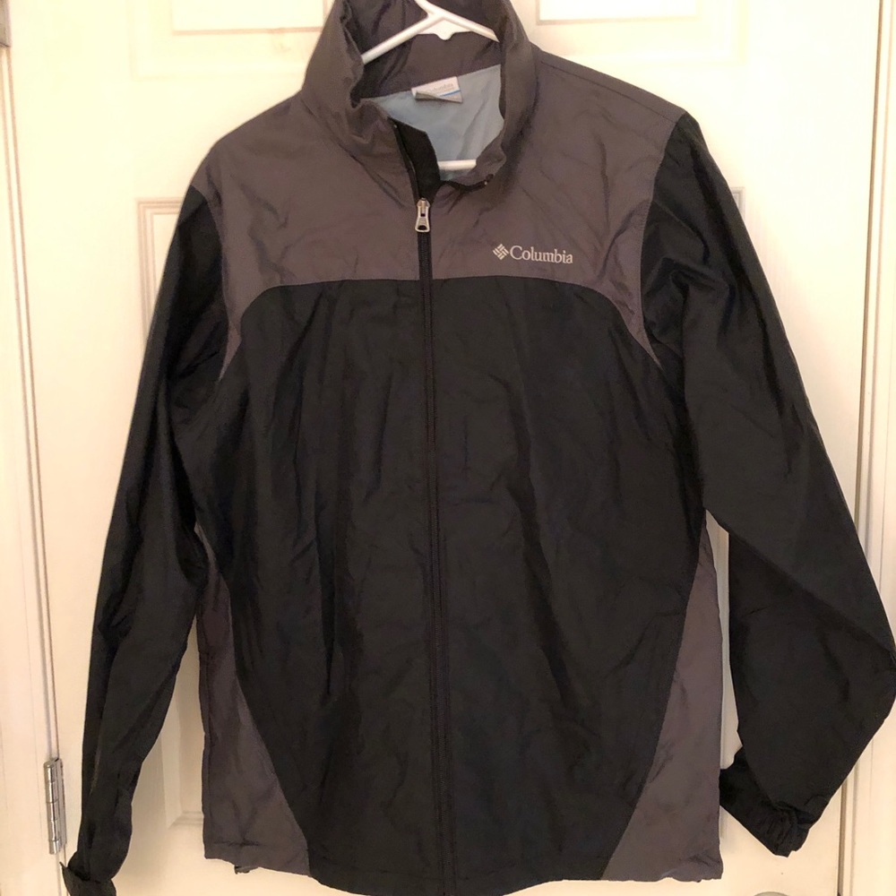 Mens Columbia Gray/Black Jacket size small